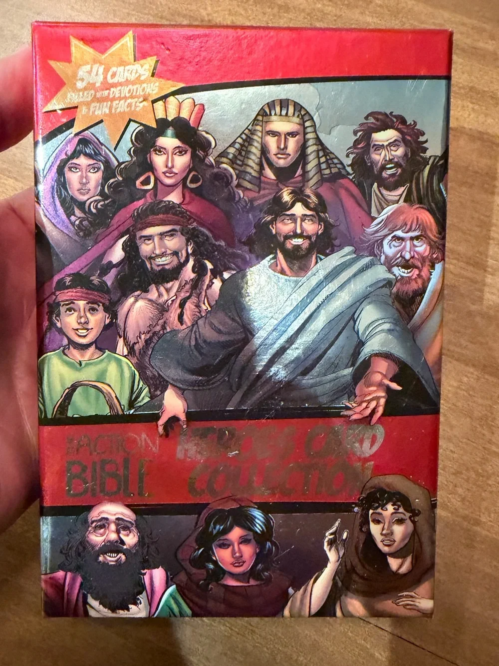 The Action Bible Heroes Card Collection Complete 54 Card Set NWT
